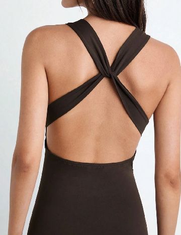 Rochie lunga SHEIN, maro