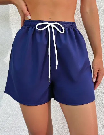Pantaloni scurti de baie SHEIN, bleumarin