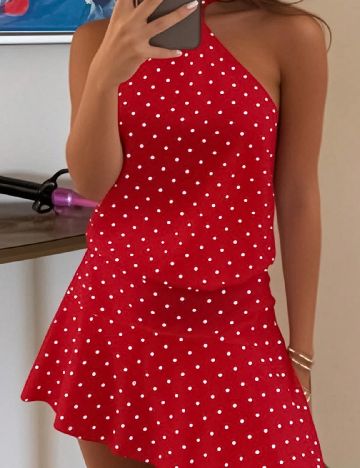 Rochie scurta SHEIN, rosu