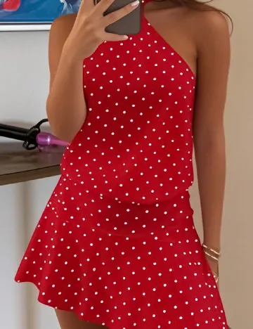 Rochie scurta SHEIN, rosu