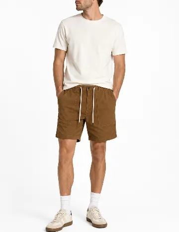 Pantaloni scurti Pull&Bear, maro