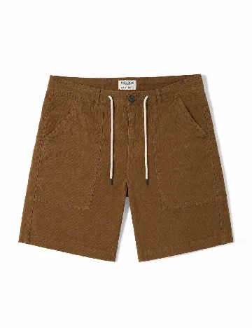 Pantaloni scurti Pull&Bear, maro
