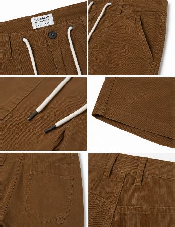 Pantaloni scurti Pull&Bear, maro