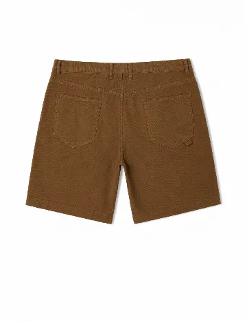 Pantaloni scurti Pull&Bear, maro