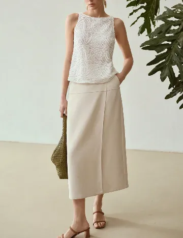 Bluza MOTF, alb