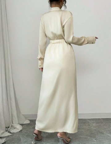 Rochie lunga SHEIN, crem