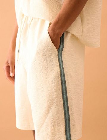 Pantaloni scurti Musero, crem