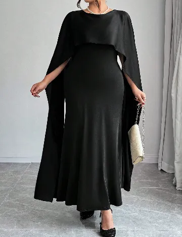 Rochie lunga SHEIN CURVE, negru