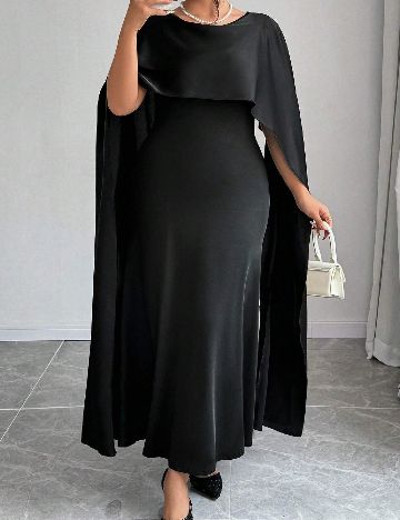 Rochie lunga SHEIN CURVE, negru