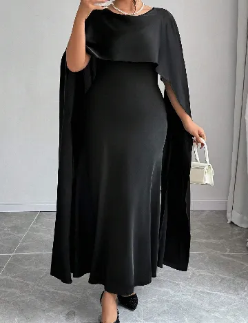 Rochie lunga SHEIN CURVE, negru