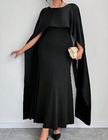 Rochie lunga SHEIN CURVE, negru