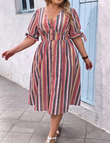 Rochie medie SHEIN CURVE, mix culori