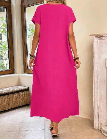 Rochie lunga Emery Rose, roz