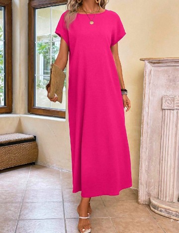Rochie lunga Emery Rose, roz
