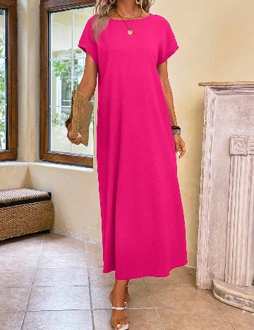 Rochie lunga Emery Rose, roz