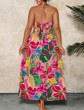 Rochie lunga SHEIN CURVE, mix culori