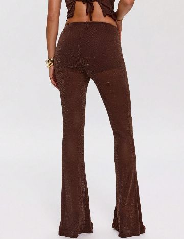 Pantaloni SHEIN, maro