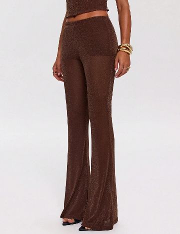 Pantaloni SHEIN, maro