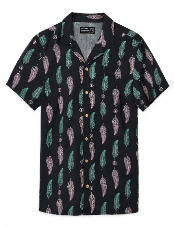 Camasa Pull&Bear, negru
