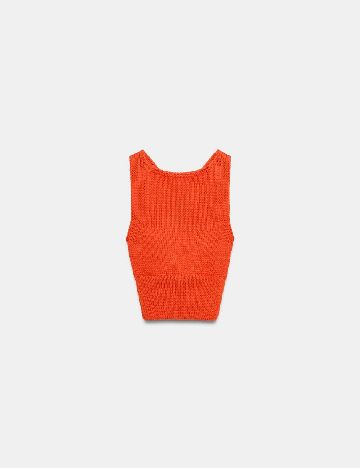 Top Zara, portocaliu