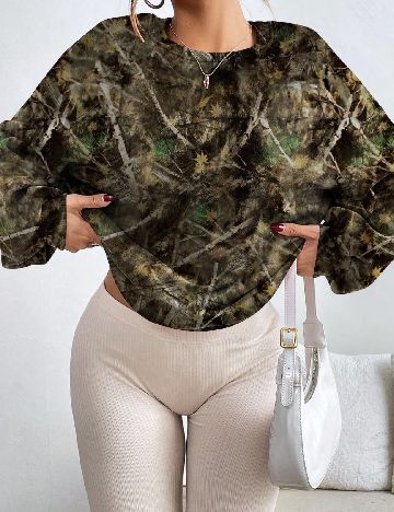 Bluza SHEIN, verde