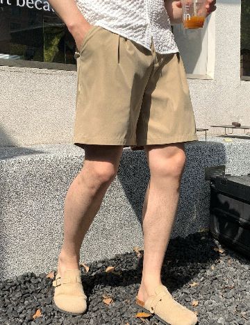 Pantaloni scurti Shein Kids, kaki