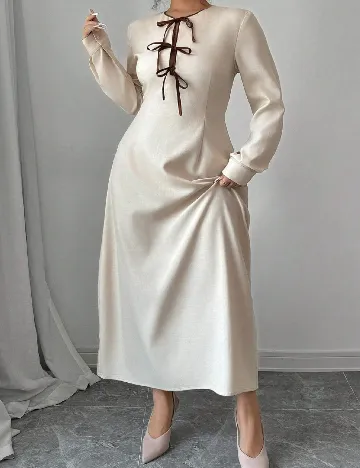 Rochie lunga SHEIN CURVE, bej