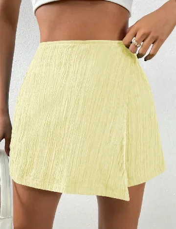 Fusta pantalon SHEIN, galben