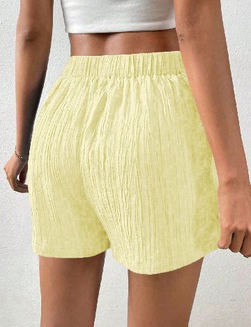 Fusta pantalon SHEIN, galben