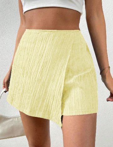 Fusta pantalon SHEIN, galben