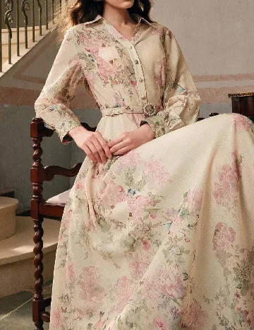 Rochie lunga MOTF, floral