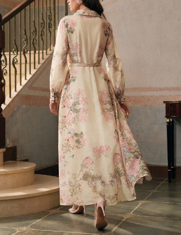 Rochie lunga MOTF, floral