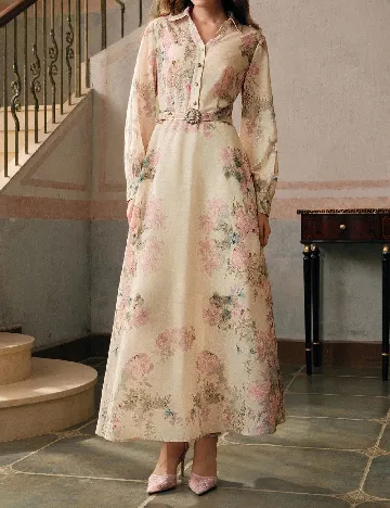 Rochie lunga MOTF, floral