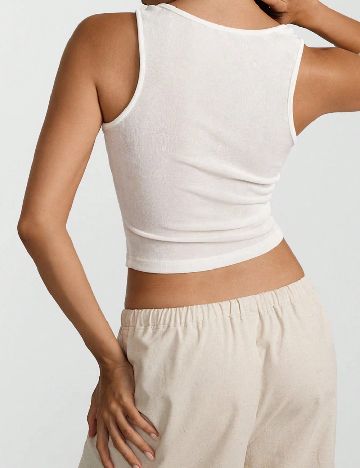 Top SHEIN, alb