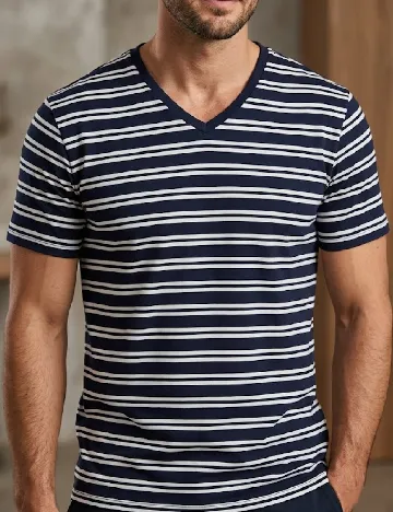 Tricou Bershka, bleumarin