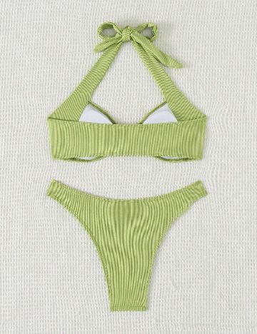Costum de baie SHEIN, verde