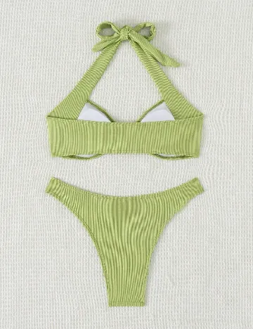 Costum de baie SHEIN, verde