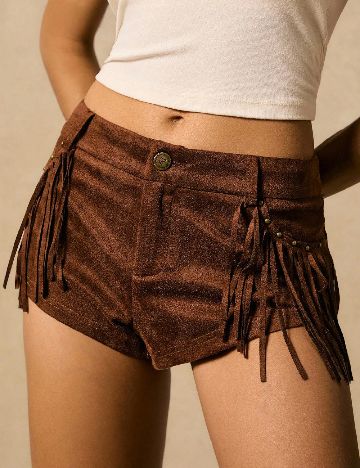 Pantaloni scurti SHEIN, maro