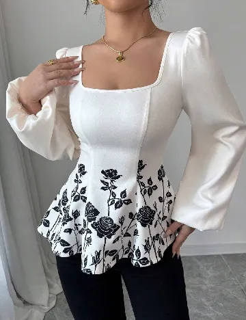 Bluza SHEIN, ecru
