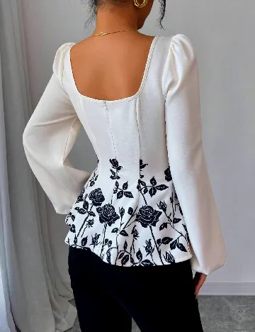 Bluza SHEIN, ecru