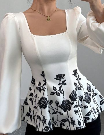 Bluza SHEIN, ecru