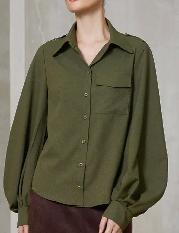 Camasa SHEIN, verde