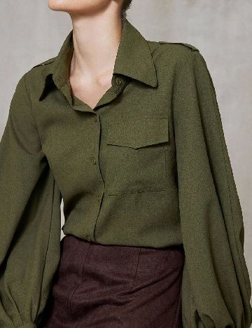 Camasa SHEIN, verde