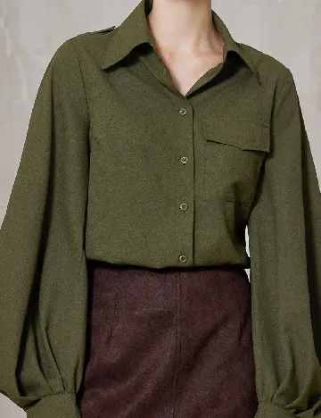 Camasa SHEIN, verde