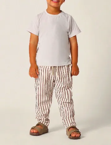 Pantaloni SUMWON, crem
