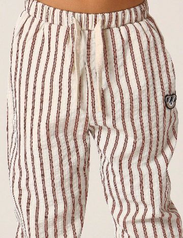 Pantaloni SUMWON, crem