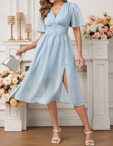 Rochie medie SHEIN, albastru