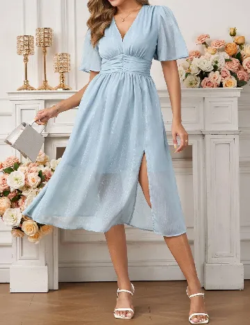 Rochie medie SHEIN, albastru