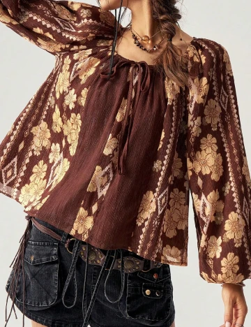 Bluza SHEIN, maro