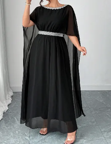 Rochie lunga SHEIN CURVE, negru